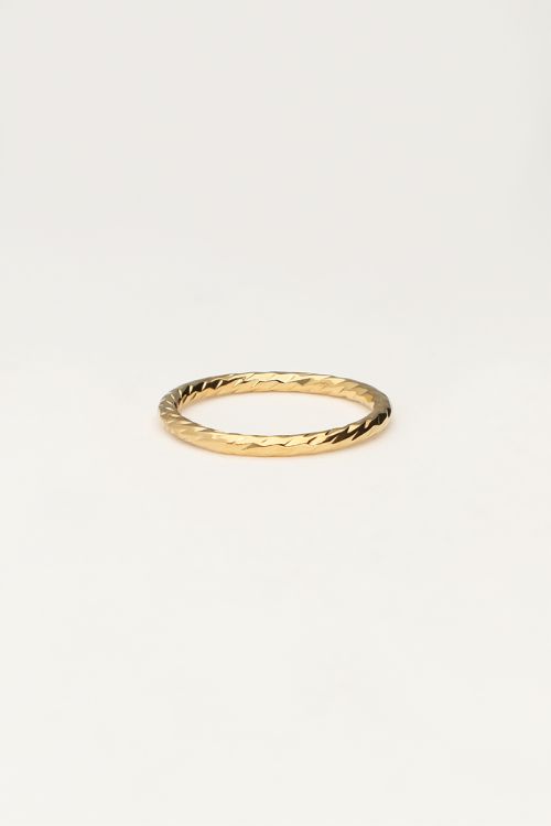Minimalist ring with texture | My Jewellery