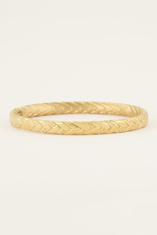 Minimalist braided bangle | My Jewellery
