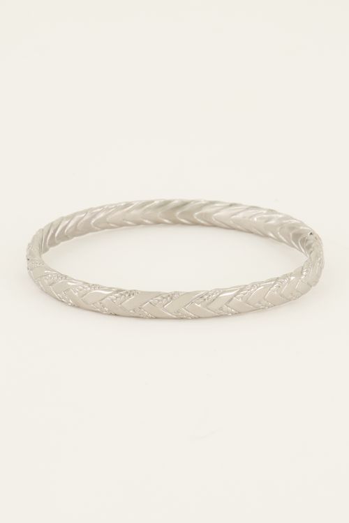 Bracelet jonc tressé minimaliste 