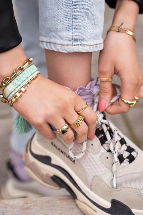 Mintgroen bohemian armbandje amour | My Jewellery