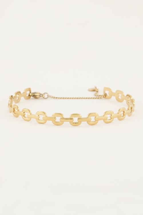 Bracelet jonc grosse maille 