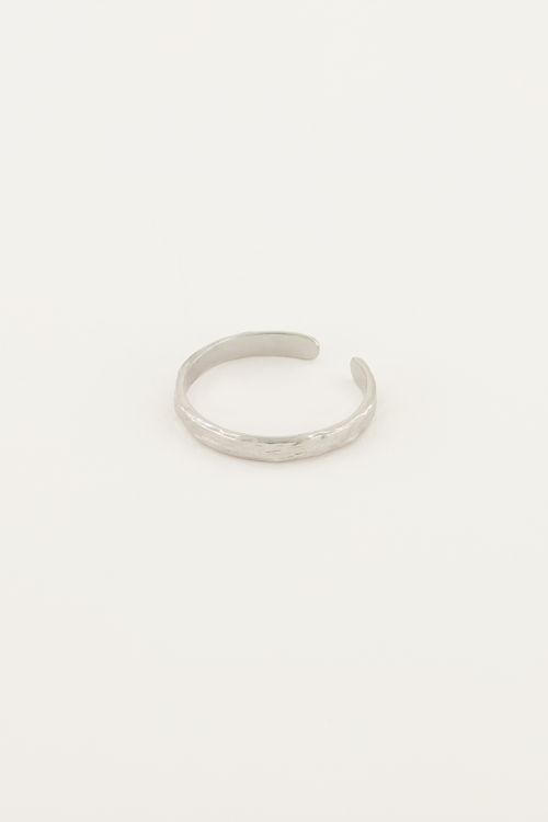 Mix ring breed structuur | My Jewellery