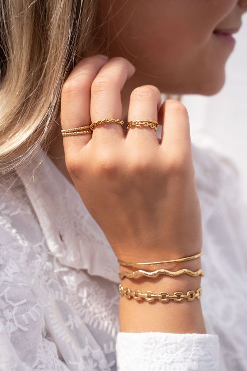 Mix ring open schakel | Ringen | My Jewellery