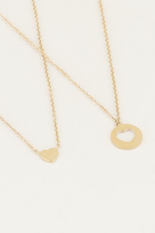 Kettinkjes hartjes setje, kettingen My Jewellery