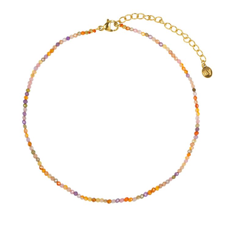 Enkelbandje gekleurde kraaltjes, enkelbandje My Jewellery
