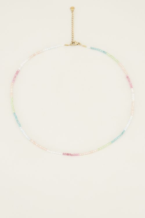 Kralenketting multikleur, korte ketting My Jewellery