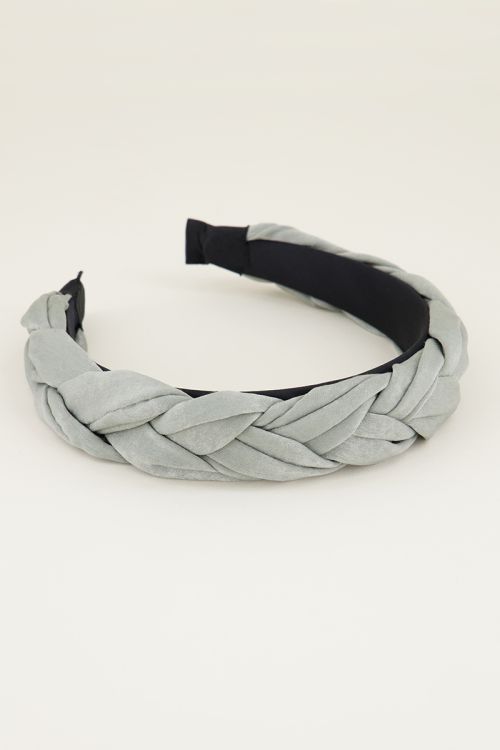 Groene gevlochten haarband | Haarband dames My Jewellery