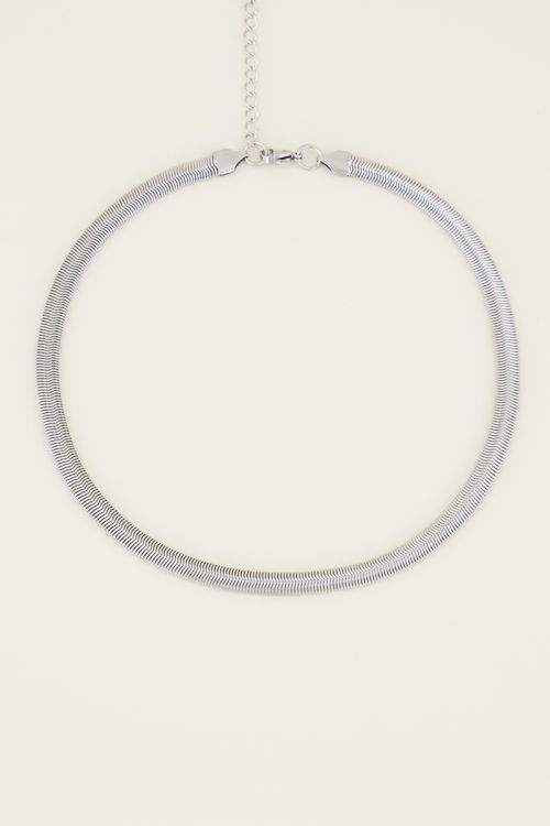 Ketting platte schakels | Ketting zonder hanger My Jewellery