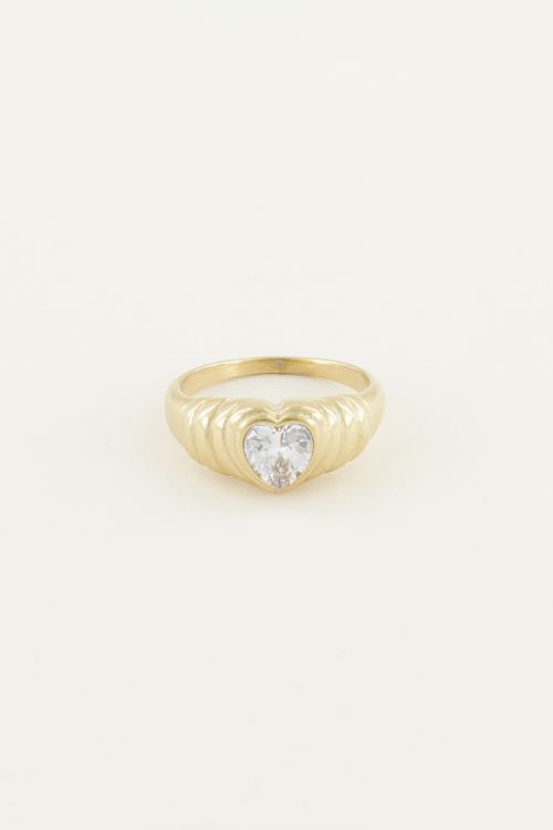 Zirconia heart ring | Zirconia ring My Jewellery