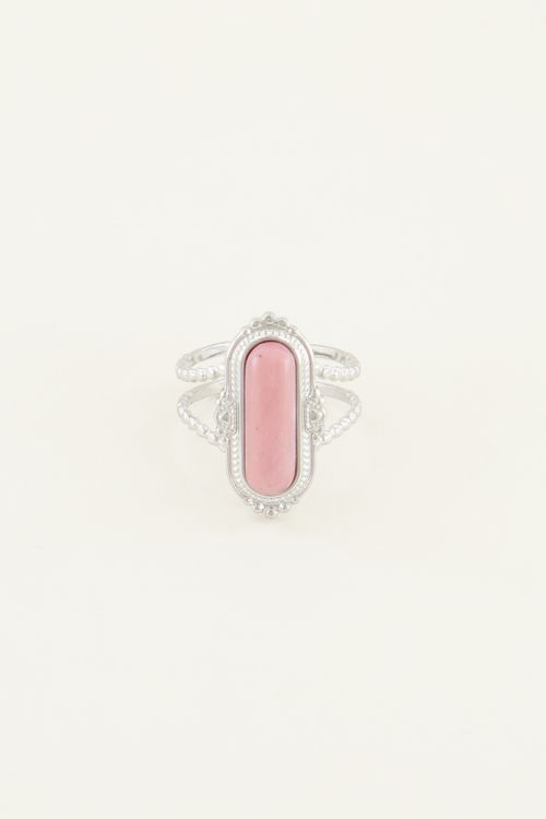 Ring roze steen | Ring met steen | Ringen dames My Jewellery
