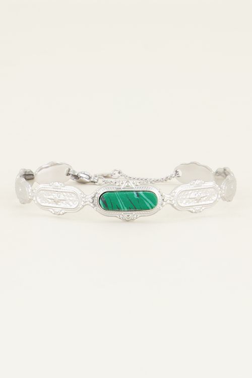 Grüner Stein Armreif | Armreif | Armreif My Jewellery