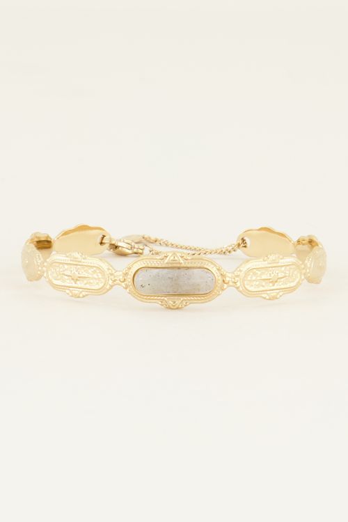 Grey stone bangle| Bangles | Bangle bracelet My Jewellery
