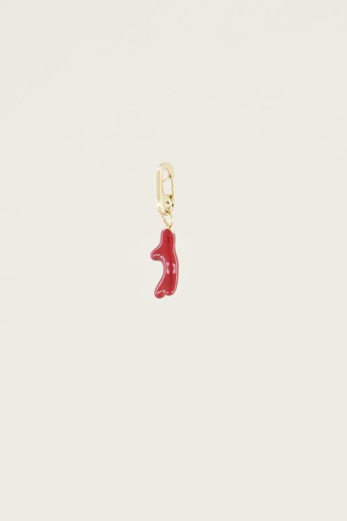Moments charm red coral | Bedels My Jewellery