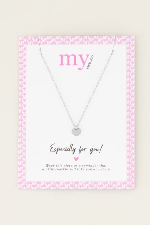 Ketting klein hartje | minimalistische ketting My Jewellery
