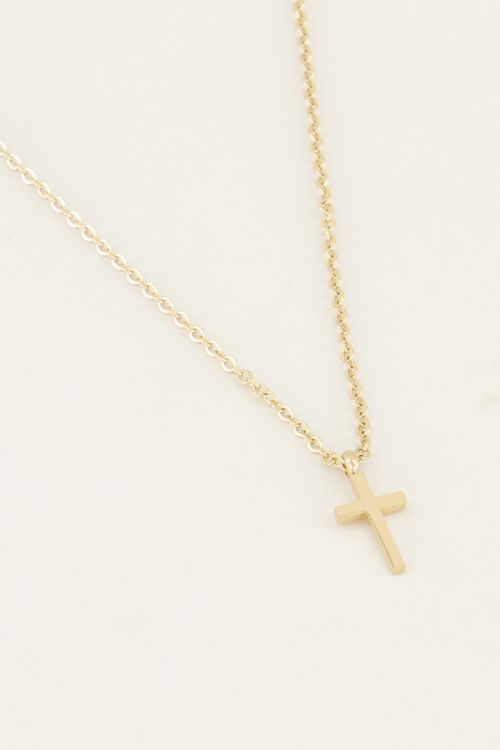 Ketting klein kruisje | Minimalistische ketting My Jewellery