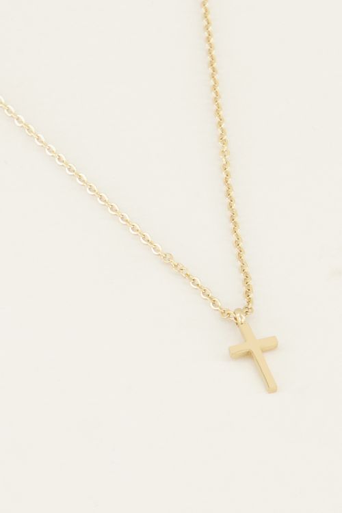 Ketting klein kruisje | Minimalistische ketting My Jewellery