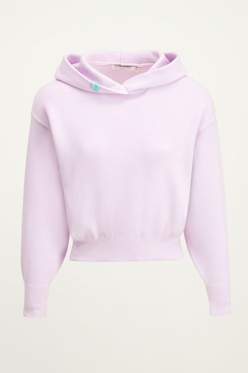 Lila hoodie met labeltje | Zachte hoodie bij My Jewellery