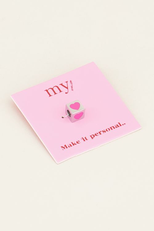 Cubes little heart charm