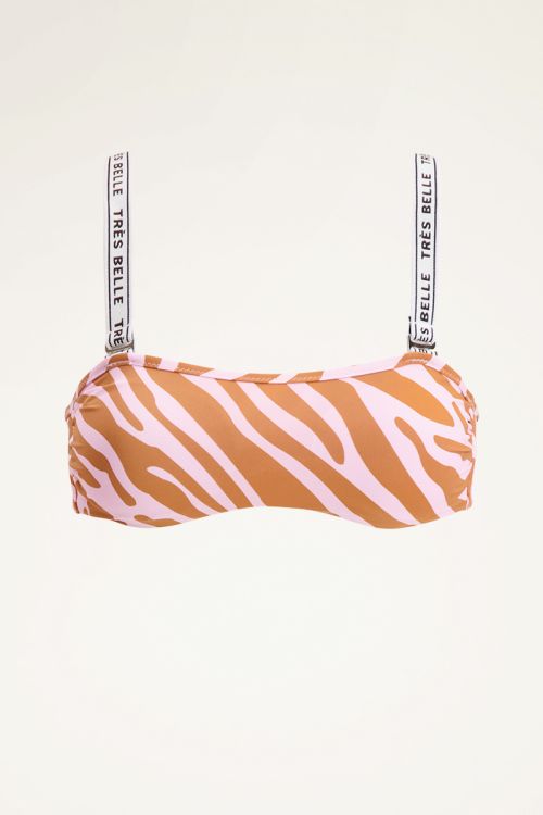 Zebra print bikini top | Swimwear | My Jewellery
