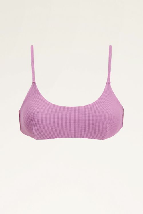 Lila bikini top met textuur | My Jewellery