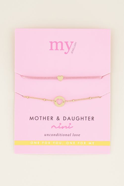 Moeder & dochter armband mini | MY Jewellery