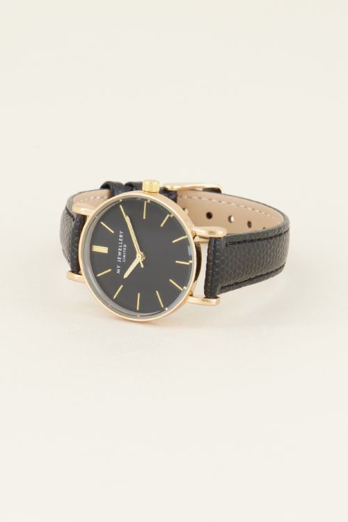 Zwart horloge | Dames horloge | My Jewellery