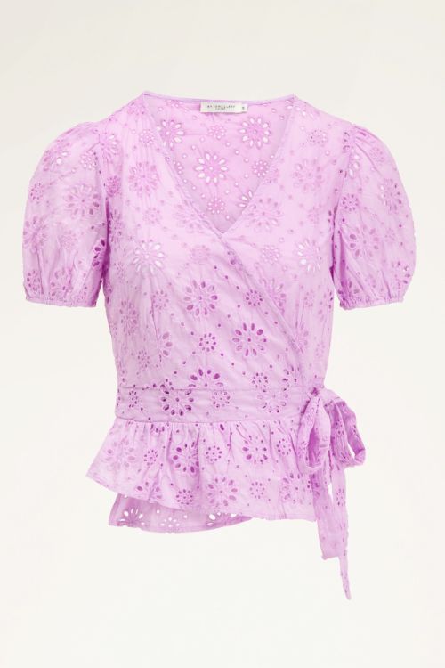 Lila blouse | Overslag blouse dames | My Jewellery