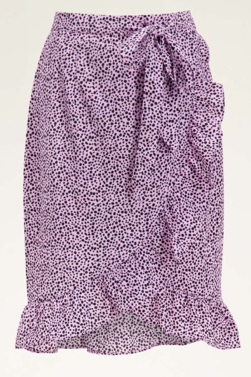 Lila midi rok cheetah & ruffle | My Jewellery