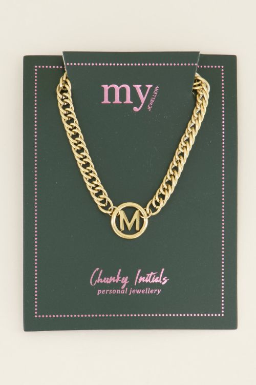 tijger Opsplitsen Milieuvriendelijk Ketting chunky initials | Kettingen | My Jewellery