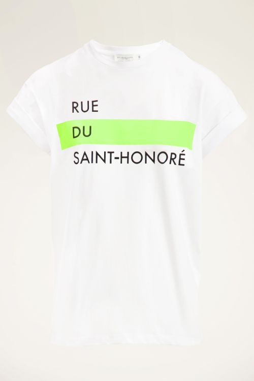 Wit T-shirt met print | Wit t-shirt dames | My Jewellery