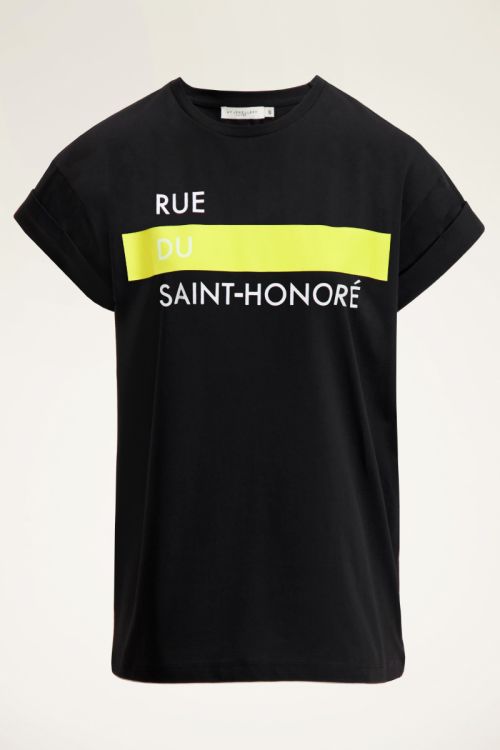 Zwart T-shirt met print | Zwart t-shirt dames | My Jewellery