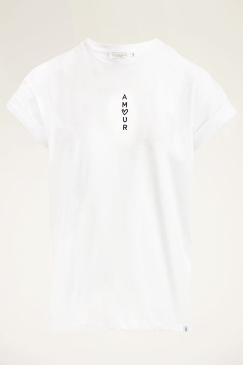 Wit shirt amour | T-shirts | My Jewellery