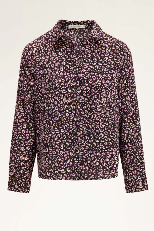 Roze blouse cheetah print | Blouses | My Jewellery