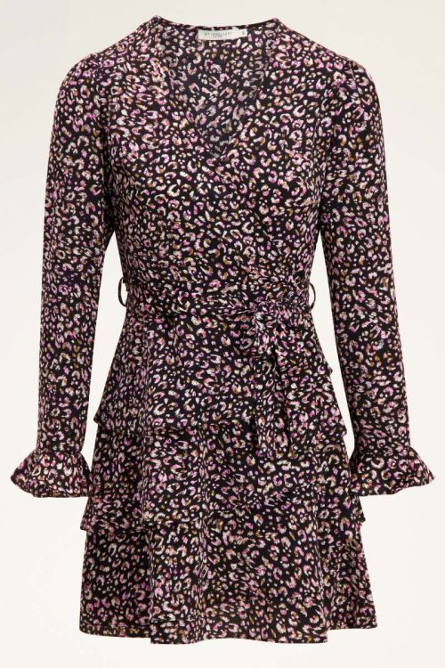 Multi-coloured patterned wrap dress | My Jewellery