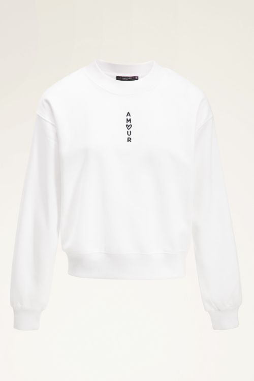Witte sweater amour | Truien | My Jewellery