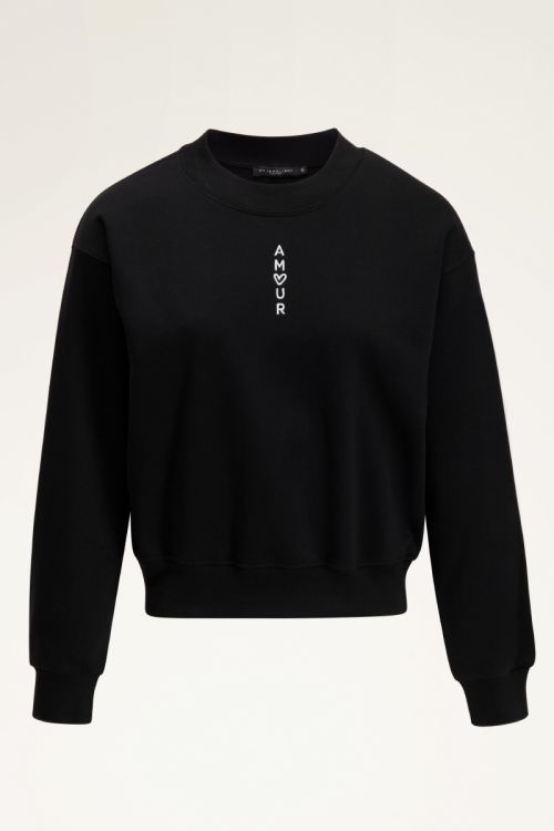 Zwart sweater amour | Truien | My Jewellery