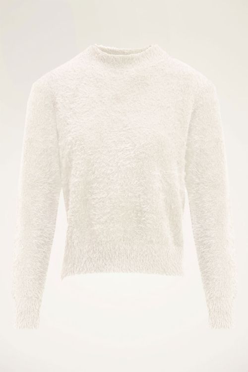 Beige fluffy trui | Truien | My Jewellery