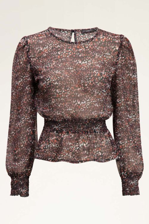 Multikleur blouse met luipaardprint | My Jewellery
