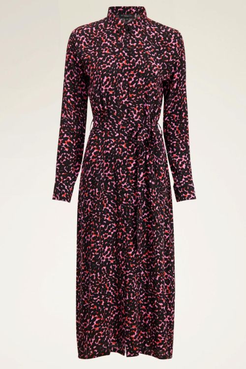 Blousejurk met rood/roze print | My Jewellery