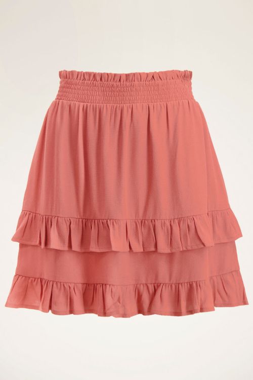 Oranje ruffle rokje | Shop rokjes | My Jewellery