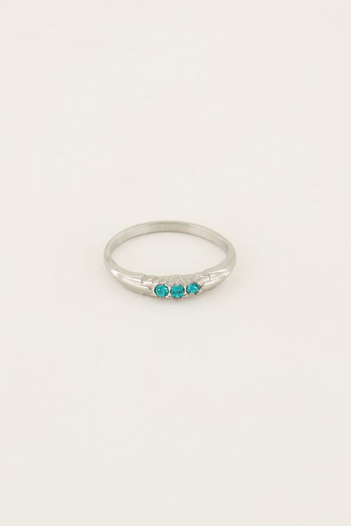 Triple azzuro blue ring | My Jewellery