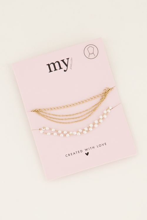 Souvenirs belly chain met parels | My Jewellery