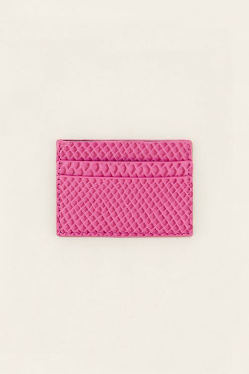 Roze pasjeshouder met croco print | My Jewellery