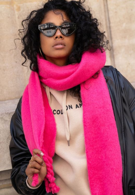 sjaal roze