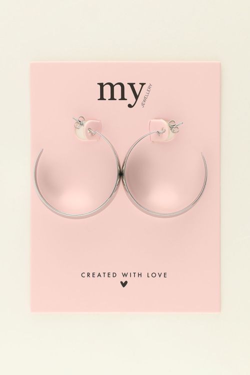 Grote oorringen 90s look | My Jewellery
