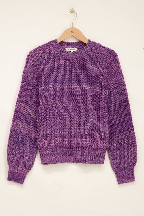 Lila Strickpullover