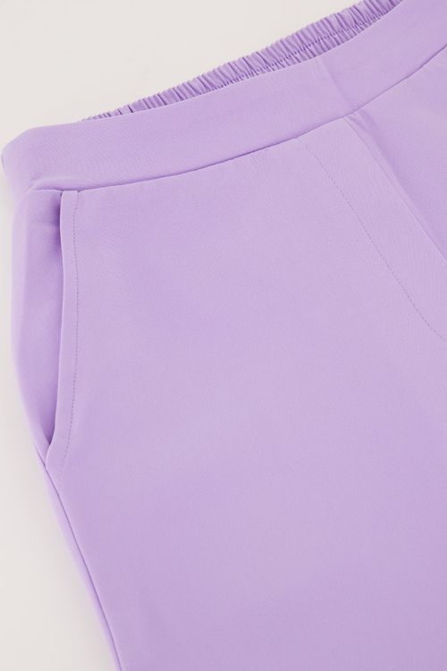 Lilac elasticated trousers | My Jewellery