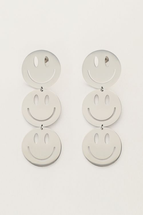 Candy earrings large with smiley | My Jewellery