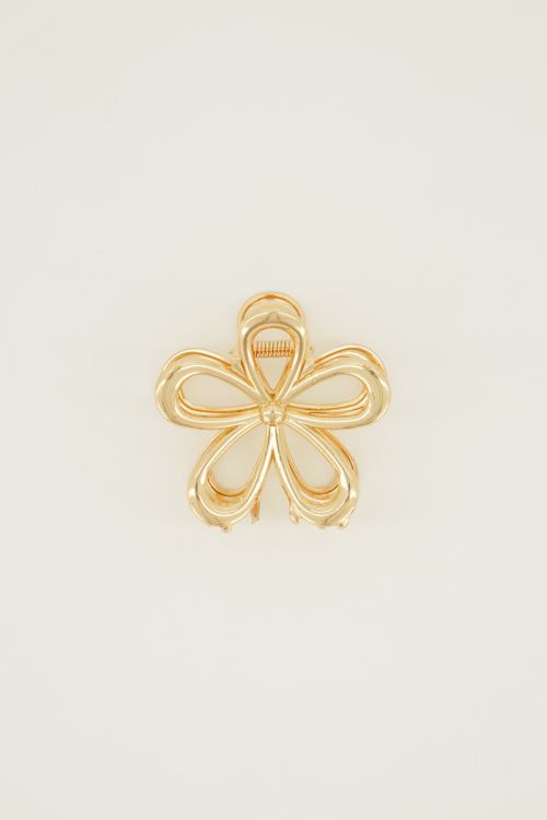 Gold flower hairclip | My Jewellery