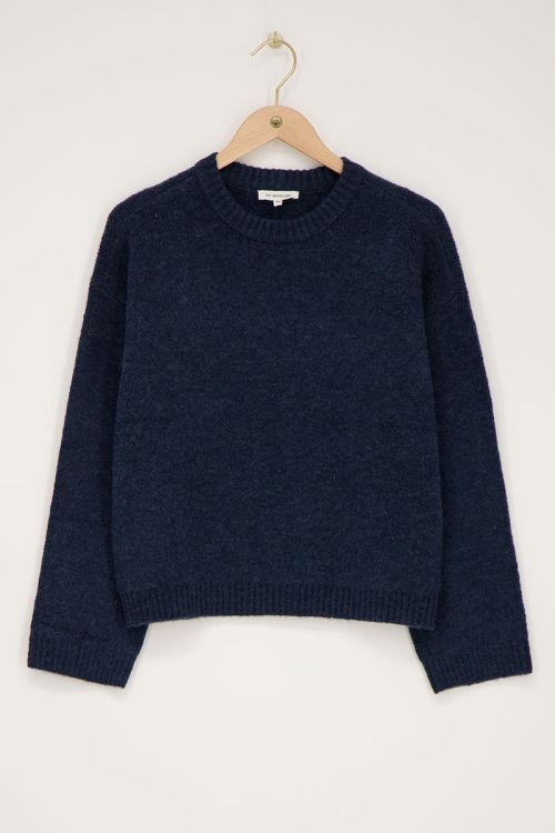 Dark blue sweater "Rue des Rosiers" | My Jewellery